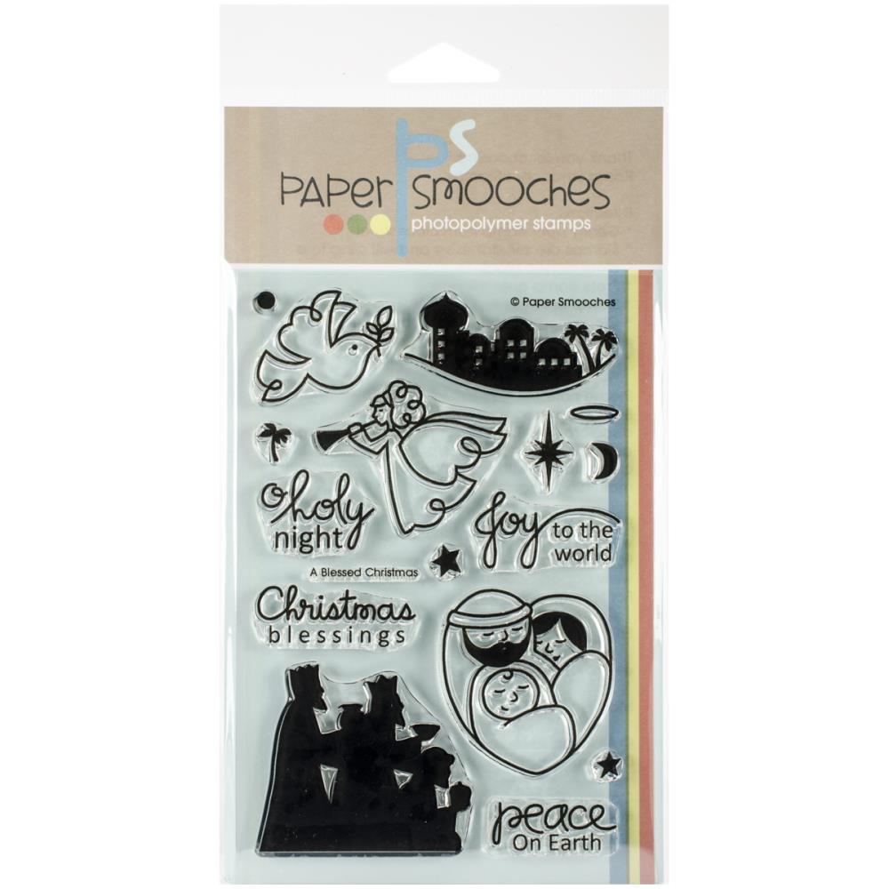 PAPER SMOOCHES Sello - A Blessed Christmas