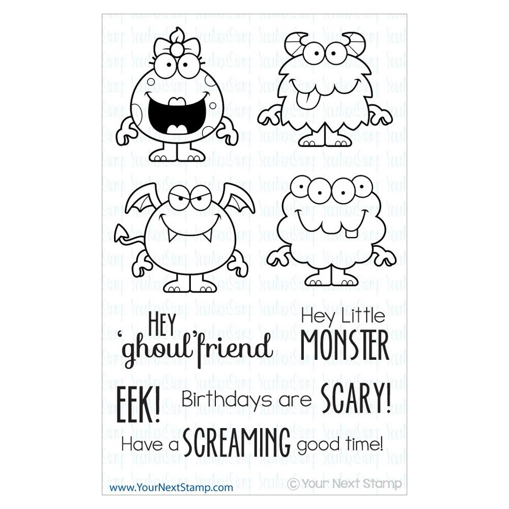 YOUR NEXT STAMP Sello - Silly Monsters 2