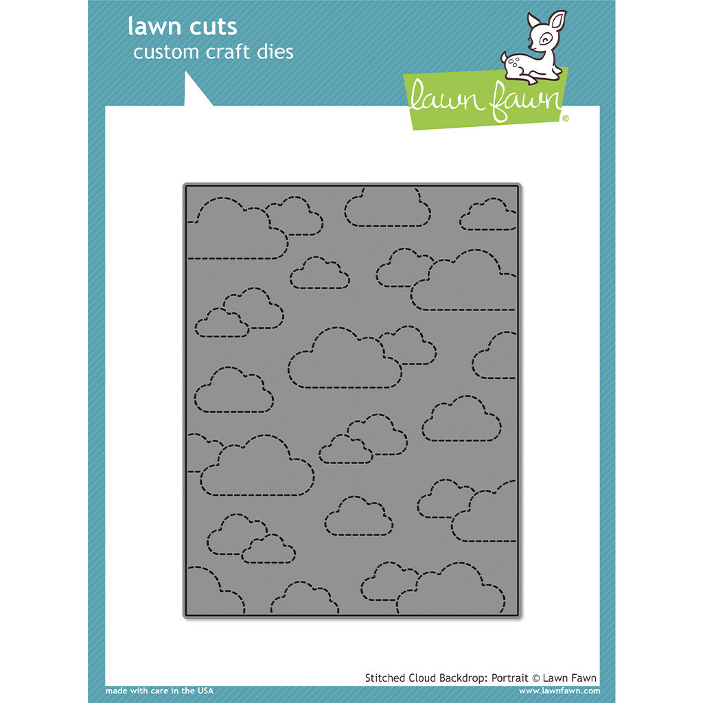 LAWN FAWN Suaje - Stitched cloud backdrop: portrait