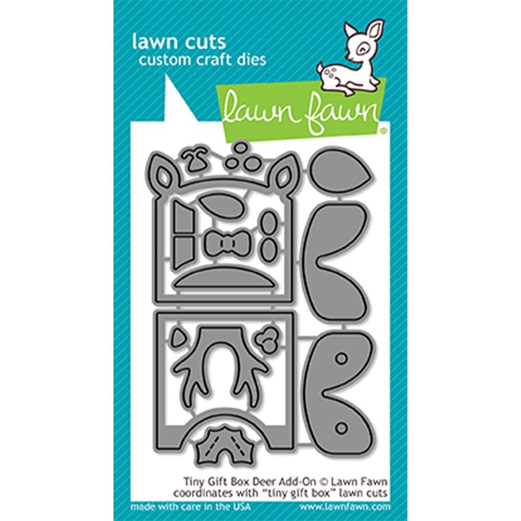 LAWN FAWN Suaje - Tiny Gift Box Deer Add-On