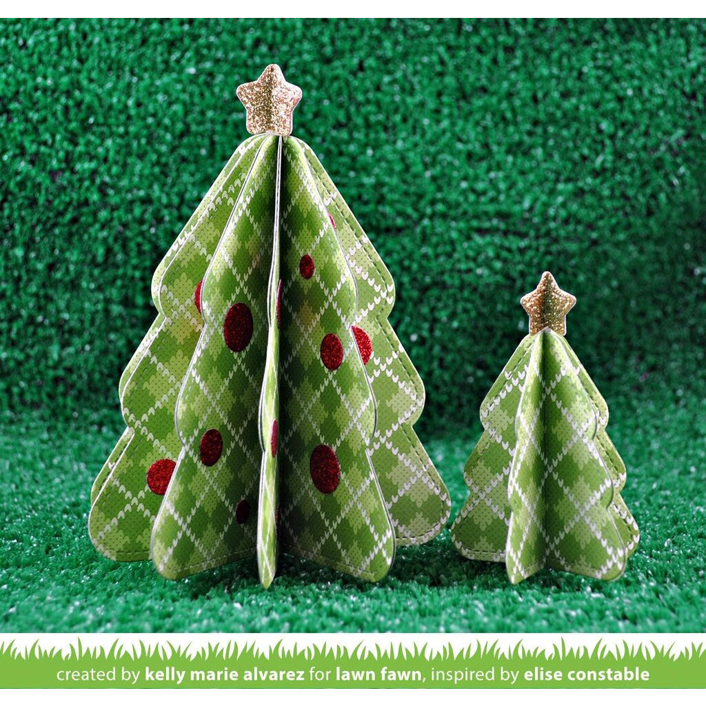 LAWN FAWN Suaje - Outside In Stitched Christmas Tree Frames