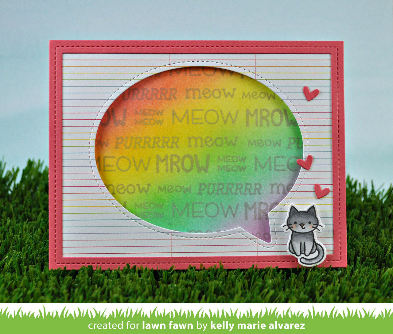 LAWN FAWN Suaje - Outside In Stitched Speech Bubble