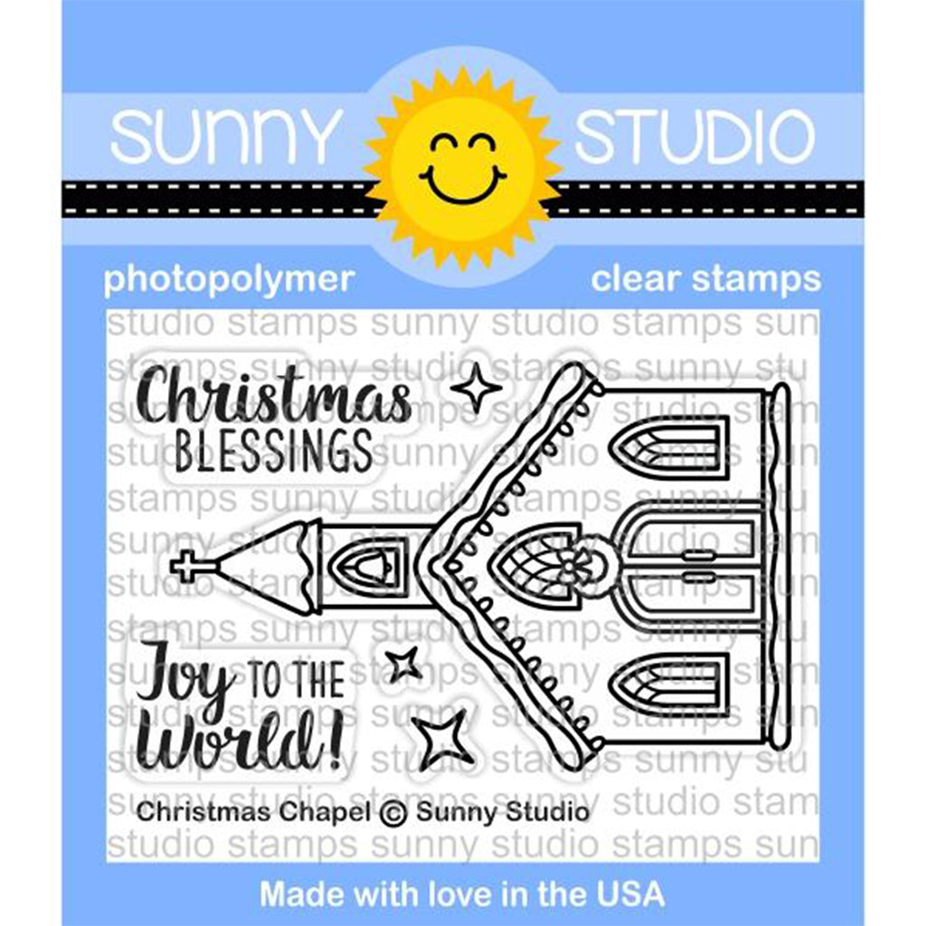 SUNNY STUDIOS Sello - Christmas Chapel